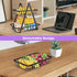 PAUANI 2/3 Haves(Black,3Layers) Tier Bread Vegetable Basket, Detachable Mesh Fruit Rack with Wooden Handle, Kitchens
