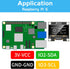 MakerFocus 2pcs 1.3 Inch I2C 128 64 SH1106 Pi/ESP32 IIC OLED Display Module x Pixel Self-Luminous Display Board