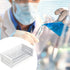 Omawrf 50 13mm Plastic Test Tube Rack, Holes Lab Rack Holder for Tubes, Detachable, Transparent
