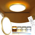 zemty 12 Inch LED Ceiling Light with Night Light 1800K, 3000K/4000K/6500K Dimmable