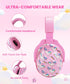 ZOHAN EM030 Noise Cancelling Headphones with Thicker Ear Pads, Adjustable Kids Ear Protection for Concerts - Pink