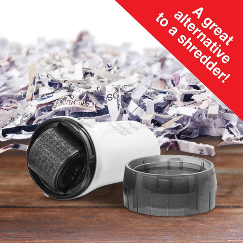 Guard Your ID Advanced Security Roller 2.0 - Identity Theft Prevention Stamping (White)