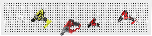 KINOMI 24 Pack Pegboard Hooks Heavy Duty Tool Hooks Peg Board Drill Holder Power Tool Holder Tool Hangers Peg Board
