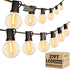 OHLUX Outdoor String Lights, 27FT LED Patio Lights with 13 Dimmable Plastic