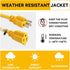 6 ft Indoor Extension Cord, 12/3 SJTW 15 AMP Heavy Duty Yellow Extension Cable with 3 Prong Grounded Plug