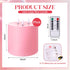 6'' 6'' 3 Retisee Valentine's Day Pink Extra Large Flameless Candles x LED Battery Operated Real Wax Wicks Flickering