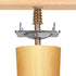 4PCS Leg Mounting Plates with Screws for Sofa, Couches, Tables, Furniture Legs Brackets Hardware Attachment