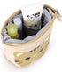 Telescopic Pencil Pouch, Cute Standing Pen Holder, Cartoon Pencil Storage Box (Khaki)