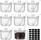 Generic 12 PCS Ice Cream Topping Containers with Lids