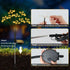 4 Pack JJGoo Solar Garden Lights, New Upgraded Solar Swaying Starburst Light, Waterproof Fireworks Outdoor Lights, Yard