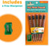 Channie's My First Pencil, Brown Color, Easy-to-Hold Jumbo Barrel Presharpened Wooden 2B Small Pencils, 2 Pack (5