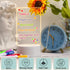 VOCOOL Acrylic Dry Erase Board with Light Up Stand, 6×4inch Glowing Desktop Memo Board, LED Note Boards with 7 Markers