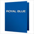 Oxford Twin-Pocket Folders, Textured Paper, Letter Size, Royal Blue, Box of 25, Holds 100 Sheets
