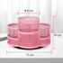 Pink Desk Organizer - Rotating Pencil Holder, Cup Holder for Desk Office, Pen Organizer in Pink