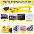 THINKWORK Plastic Pipe Cutter, 0-35mm for PEX, PVC, PPR Hoses, Sharp Copper Pipe Cutter for Tubes