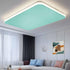 Home L6 2 Pack 4x2 Fluorescent Light Covers for Ceiling Lights Teal Green Linen Texture Magnetic Light Filters ft