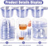 Jyongmer 200 Pack 40ML Urine Cups, Thicken Plastic Disposable Urine Cups Urine Specimen Container Cup Pee Cup