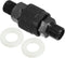 PATIKIL Hydraulic Quick Connect Coupler, 1 Set Carbon Steel M14x1.5mm Male Thread Pipe Fitting Adapter