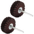 Rocaris 2 Pack Abrasive Flap Wheel - 120# Nylon Sanding Wheel Brush with 1/4 Inch Shank for Woodworking Polishing