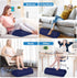Ergonomic Foot Rest Pillow for Under Desk, Anti-Fatigue Support for Office Chair, Car Seat, Gaming Chair - Blue