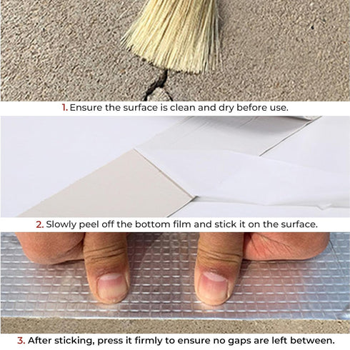 Butyl Waterproof Tape, 2" x 16.4', Outdoor Leakproof Tape for Plastic, Metal Repair, RV, Window, Boat Sealing
