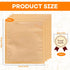 100 Pack 8.3x10'' Paper Bread Bags for Homemade Bread, Heat-Sealable Bakery Bags with Clear Front Window and Label Seal