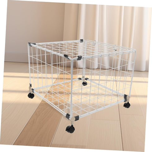 4pcs HANABASS Pet Cage Casters with Swivel Design Easy Mobility Wheels for Cat Crates Sturdy and Secure Rolling Cart