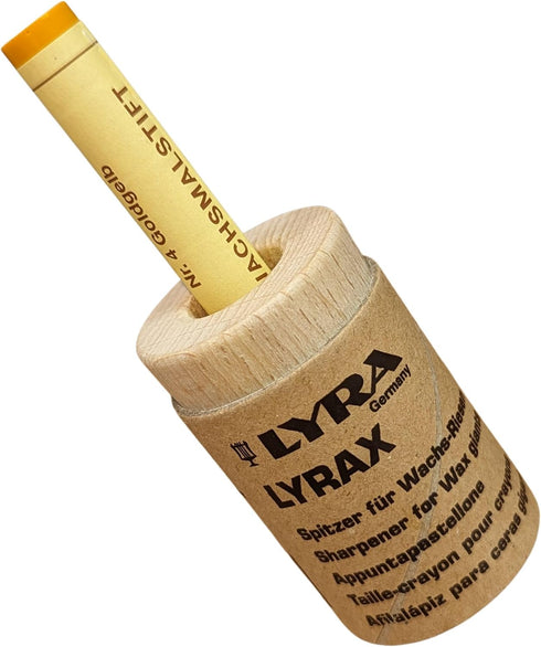 Lyra Stockmar Stick Crayon Sharpener, Jumbo Crayon Sharpener for Large Beeswax Crayons - Made in Germany