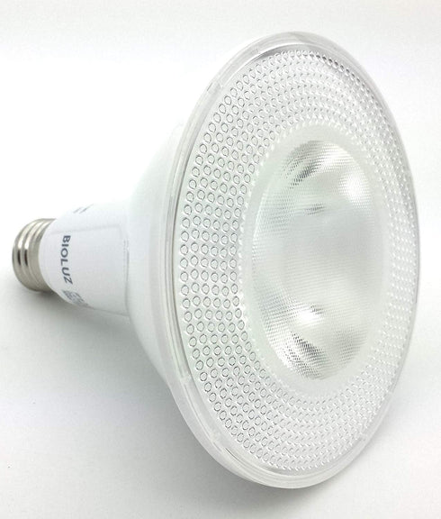 Bioluz LED 4 Pack PAR38 LED Light Bulb, 90 CRI, 12W = 100-120 Watt Replacement, Soft White 3000K, Dimmable