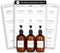 Minimalist Bathroom Labels for Organizing, 136 Preprinted Waterproof Removable Stickers for Bath Room and Makeup