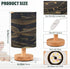 ALAZA Gold Whale Bedside Table Lamp with USB Port for Bedroom Nightstand Lamps Night Light Linen Fabric Shade Cylinder