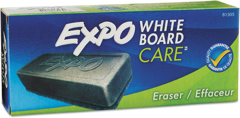 EXPO Block Eraser 81505, Dry Erase Whiteboard Board Eraser, Soft Pile, 5 1/8 W x 1 1/4 H - Pack of 2