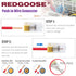 100PCS Push-in Wire Connector, 20-12AWG Wire Nuts Splice Terminal - 2Port-50PCS and 4Port-50PCS