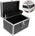 24x16x16cm Toolbox INOOMP Portable Tool Box with Waterproof Lining, Small Carry-out for Foot Massage Technician, Black