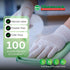 Shamrock 10111 Latex Exam Gloves, Small, 5 Mil, Powder-Free, Full Textured, Disposable, Medical & Food Safe