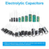 PATIKIL 10V 220uF Electrolytic Capacitors, 100Pcs 5x11mm Aluminum High Frequency Capacitors for TV LCD Monitor