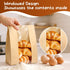 Rysnirs 100 14x8.3x3.5 Inches 100 PCS Large Paper Bread Bags with Tin Tie Tab Lock Homemade Bread Sourdough Bags