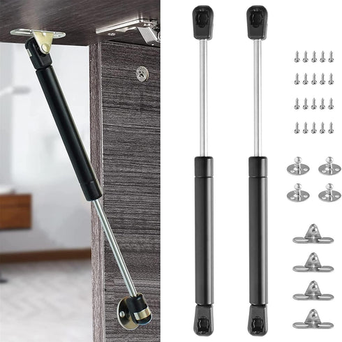 2 Pack 100N/22.5lb Gas Strut, 10in Gas Struts for Cabinets Heavy Lid, Hydraulic Spring for Lift Support Toy Box