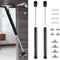 2 Pack 100N/22.5lb Gas Strut, 10in Gas Struts for Cabinets Heavy Lid, Hydraulic Spring for Lift Support Toy Box