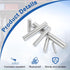 uxcell 200Pcs 2 mm 22 mm 304 (GB119), x Dowel Pins, Stainless Steel Cylindrical Shelves Support Pegs Locating Pin Shelf