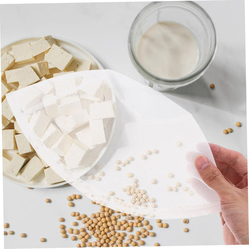 Commercial ABOOFAN Soy Milk Filter Bag Ultra Fine Mesh Strainer for Soybean Milk Tofu Juice and Yogurt Easy to Install