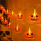 FFZZKJ Halloween Lights Pumkin Lights 10FT 20LED with Timer 8 Modes Battery Operated