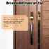 Magnetic Shopkeepers Bell for Door Opening Decorative Wooden Chime with Brass Bell,Easy Magnetic Mount