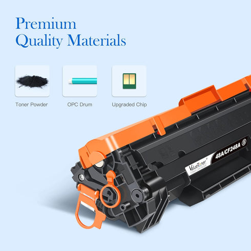 Valuetoner Compatible Toner Cartridge Replacement for HP 48A Black CF248A 248A for Pro M15w M16a M15a M16w MFP (2 Pack)