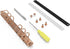 Stationery.Life Ring Binder Mechanism Replacement Kit for Personal Organizers, 6 Rings, Rose Gold