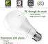 ProPOW Bulb, Bulbs Bulb 5W A19 Hallway(E26,Soft White,2-Pack) Dusk to Dawn Light Sensor LED Smart Lights Automatic