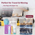 Large Plastic Bags with Zipper Top, 5 Gallon, 18" x 24", 10 Pack Heavy-Duty Storage Bags for Clothes, Travel