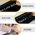 Desktop Glass Whiteboard with Calculator, Black Dry Erase Board Surface, Desk Organizers with Accessories