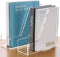 SANRUI 2 Pack Acrylic Magazine File Holder, Vertical Desk Organizer, Clear Document Rack for Office, Home Workspace