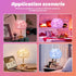 9W 800LM Dimmable Smart Touch Control Bedside Table Feather Lamp Night Light with USB Charging for Girl, Baby, Alexa